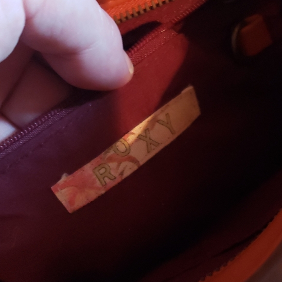 Roxy canvas and leather handbag purse - Picture 3 of 5